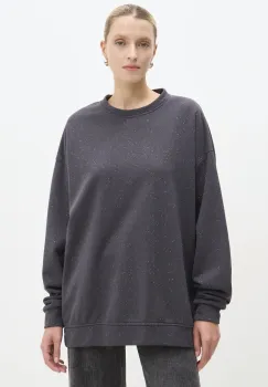 Answear Lab bluza femei, culoarea gri, neted imagine