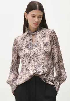 Answear Lab bluza femei, culoarea maro, modelator imagine
