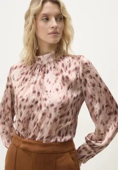Answear Lab bluza femei, culoarea maro, modelator imagine