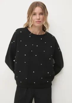Answear Lab bluza femei, culoarea negru, cu imprimeu imagine
