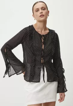 Answear Lab bluza femei, culoarea negru, modelator imagine