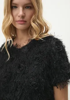 Answear Lab bluza femei, culoarea negru, modelator imagine
