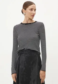 Answear Lab bluza femei, culoarea negru, modelator imagine