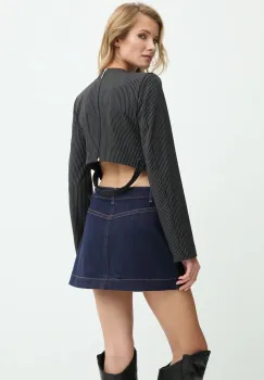 Answear Lab bluza femei, culoarea negru, modelator imagine