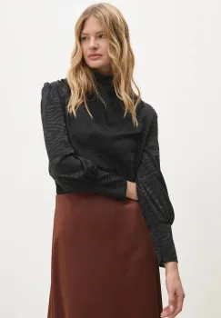 Answear Lab bluza femei, culoarea negru, modelator imagine