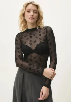 Answear Lab bluza femei, culoarea negru, modelator imagine