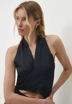 Answear Lab bluza femei, culoarea negru, neted imagine