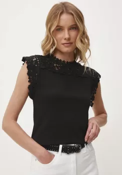 Answear Lab bluza femei, culoarea negru, neted imagine