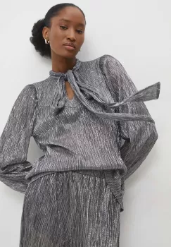 Answear Lab bluza femei, culoarea negru, neted imagine