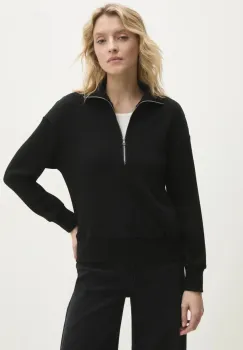Answear Lab bluza femei, culoarea negru, neted imagine
