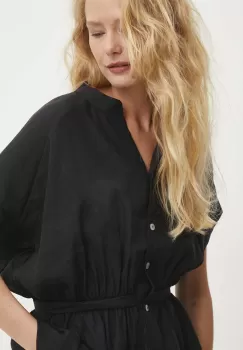 Answear Lab bluza femei, culoarea negru, neted imagine