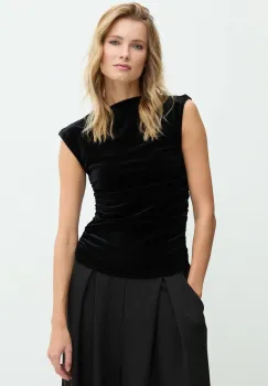 Answear Lab bluza femei, culoarea negru, neted imagine
