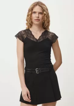 Answear Lab bluza femei, culoarea negru, neted imagine