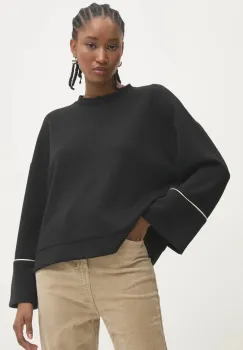 Answear Lab bluza femei, culoarea negru, neted imagine