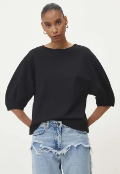 Answear Lab bluza femei, culoarea negru, neted imagine