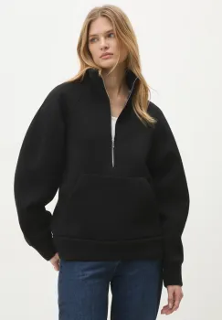 Answear Lab bluza femei, culoarea negru, neted imagine