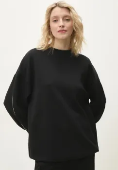 Answear Lab bluza femei, culoarea negru, neted imagine