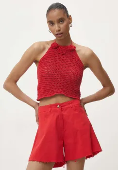 Answear Lab bluza femei, culoarea rosu, neted imagine
