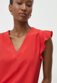 Answear Lab bluza femei, culoarea rosu, neted imagine