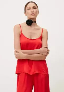 Answear Lab bluza femei, culoarea rosu, neted imagine