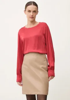 Answear Lab bluza femei, culoarea rosu, neted imagine