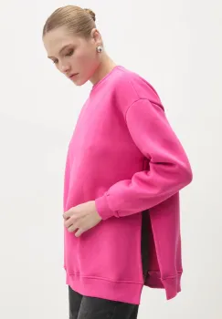Answear Lab bluza femei, culoarea roz, neted imagine