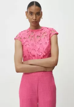Answear Lab bluza femei, culoarea roz, neted imagine