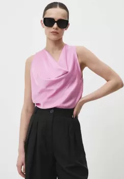 Answear Lab bluza femei, culoarea roz, neted imagine