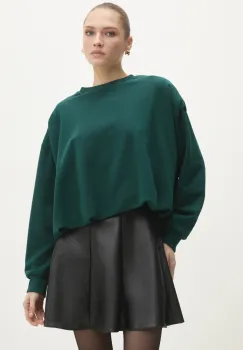 Answear Lab bluza femei, culoarea verde, neted imagine