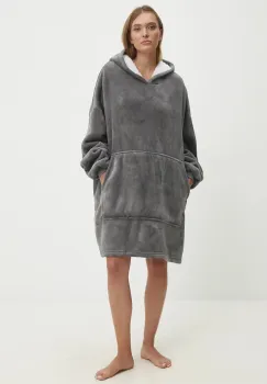 Answear Lab bluza pijama femei, culoarea gri imagine