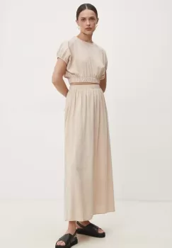 Answear Lab bluza si fusta culoarea bej imagine