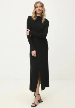 Answear Lab bluza si fusta culoarea negru imagine