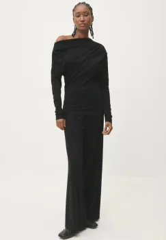 Answear Lab bluza si pantaloni culoarea negru imagine