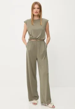 Answear Lab bluza si pantaloni femei, culoarea verde imagine