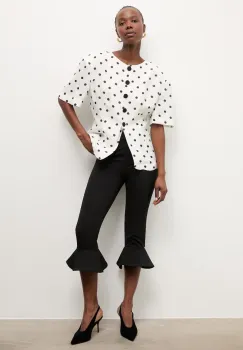 Answear.LAB bluza tip camasa pentru femei, cu vascoza imagine