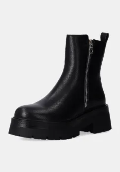 Answear Lab botine femei, culoarea negru, cu platforma imagine