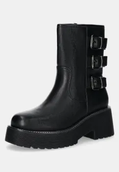 Answear Lab botine femei, culoarea negru, cu platforma imagine