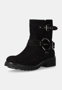 Answear Lab botine femei, culoarea negru, cu toc drept imagine