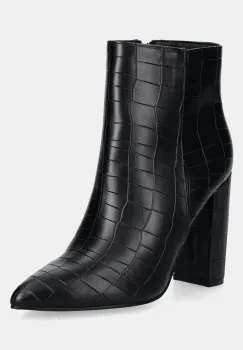 Answear Lab botine femei, culoarea negru, cu toc drept imagine