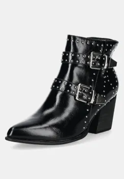 Answear Lab botine femei, culoarea negru, cu toc drept imagine