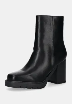 Answear Lab botine femei, culoarea negru, cu toc drept, izolat imagine