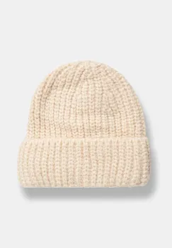 Answear Lab caciula culoarea bej, din tricot gros imagine