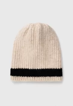 Answear Lab caciula culoarea bej, din tricot gros imagine