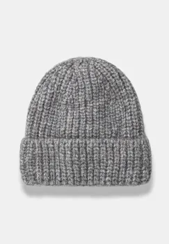 Answear Lab caciula culoarea gri, din tricot gros imagine