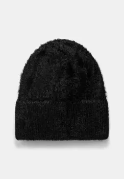 Answear Lab caciula culoarea negru, din tricot gros imagine