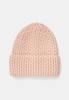 Answear Lab caciula culoarea roz, din tricot gros imagine