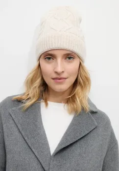 Answear.LAB caciula de lana culoarea alb imagine