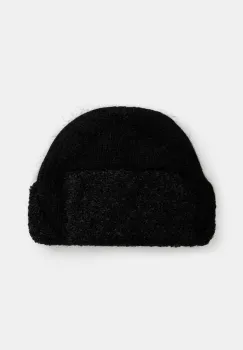 Answear Lab caciula de lana culoarea negru, de lana, din tricot gros imagine