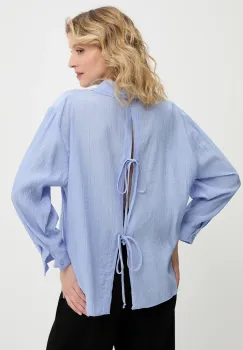 Answear Lab camasa cu guler clasic, relaxed imagine