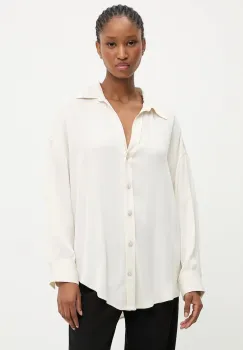 Answear.LAB camasa culoarea alb, cu guler clasic, relaxed imagine